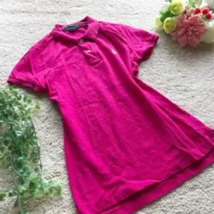 【美品】ラルフローレン/スキニーフィット/ピンク/綿100/スポーツに