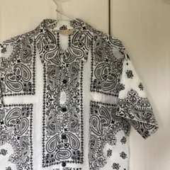 PBD別注 × Organ Za バンダナシャツ　HANA TO GUITAR