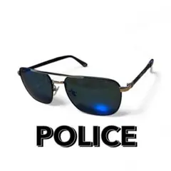 【美品】POLICE メタルフレーム サングラス ケース付き