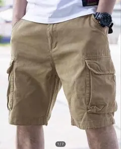 メンズ　カーゴハーフパンツ