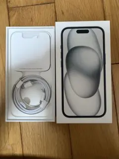 iPhone 14 Pro シルバーケースとケーブル 空き箱 本体なし