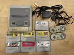 Nintendo Super Famicom 本体とゲームセット　【動作未確認】
