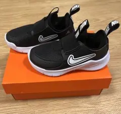 NIKE FLEX RUNNER 3 キッズスニーカー ブラック　14cmのサムネイル