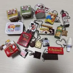 お菓子 食べ物 食品 ミニチュア カプセルトイ 15点セット まとめ売り ガチャ