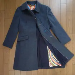 美品 Paul Smith BlackLabell アンゴラ混ウールコート 42