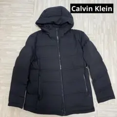 Calvin Klein フード付きダウンジャケット ブラック