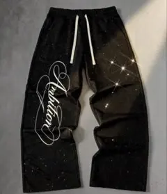 Ambition ロゴ スウェットパンツ ブラック