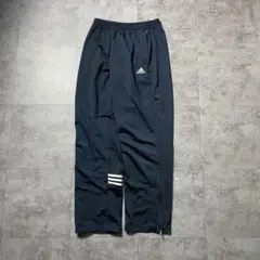 00's アディダス　刺繍パフォーマンスロゴ　ネイビー　ジャージ　トラックパンツ