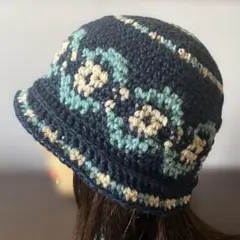 クラッシャーハット バケットハット　ビーニー クロシェハット　ニット帽子