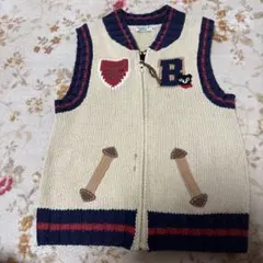 DOUBLE.B ニットベスト 130cm