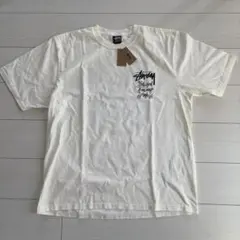 【Stussy】半袖Tシャツ ホワイト ユニセックスL