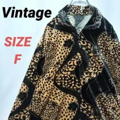 Vintage　ベロアジャケット　ヒョウ柄　花柄　メンズ　Archive　y2k