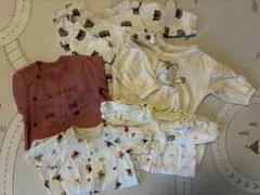 カバーオール　短肌着　新生児　まとめ売り