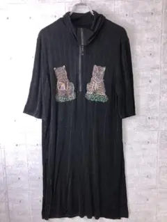 未使用品【伊太利屋】イタリヤ　ハイネック　インナー付き　ロングワンピース　黒 楽天市場】伊太利屋（ワンピース｜レディースファッション）の通販