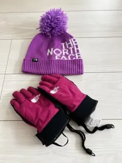 THE NORTH FACE 防寒手袋と、帽子セット