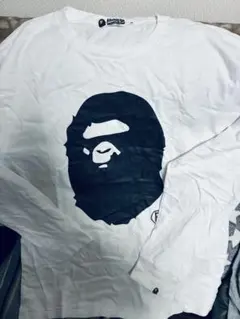 A Bathing Ape ストライプ長袖カットソー XL - メルカリ