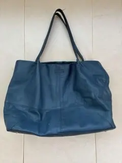 レザー トートバッグ ブルー メンズのサムネイル