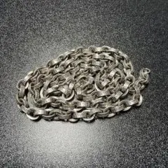 SILVER Pt100 ロープチェーン ネックレス＆ブレスレット セット - メルカリ