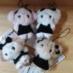 【mikko】BLACK RIBBON　マスコット4種セット