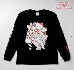 伊藤潤二　富江　ハローキティ　サンリオ　コラボ　Tシャツ　2枚セット 伊藤潤二 富江 ハローキティ サンリオ コラボ Tシャツ 2枚セット