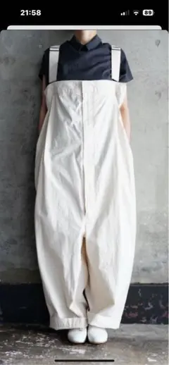 フィルマム firmum サロペット オーバーオール　秋冬春 FIRMUM ｜フィルマム｜20/1コットン・強撚ツイル ビッグ