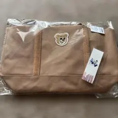 フェイラー オールドテディ ワッペントートバッグベージュ 大 LL ノベルティ