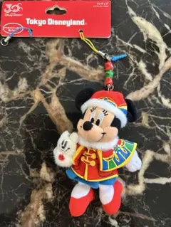 お値下げ‼️☆東京ディズニーランド 30周年☆クリスマスミニーマウス ストラップ
