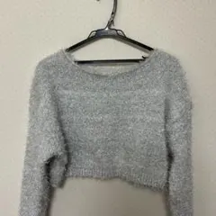 ラメシャギーニット