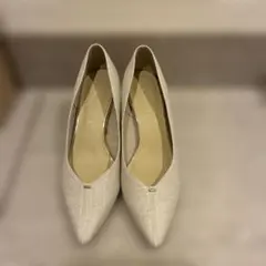 LE TALON Vカットシームパンプス.6.5cm