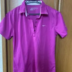 Nike Golf DRI-FIT ピンクポロシャツ
