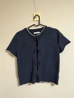 VACANCY 半袖カーディガン　チャイナボタンのサムネイル
