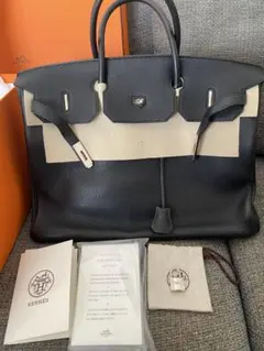 HERMES（エルメス）】バーキン35 内縫い フィヨルド ブラック - メルカリ