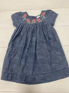 NEXT 2-3Y 98サイズ デニムワンピース 半袖