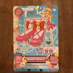 オールアイカツ！大衣装展　入場特典　ピンクステージシューズ
