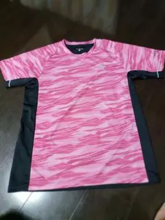 こ*き様 GOSEN 迷彩柄ゲームシャツ Lサイズ ピンク/黒Lサイズ