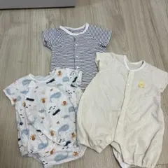 ベビー ロンパース カバーオール 3点セット