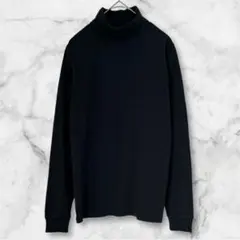 エルエルビーン　黒 タートルネック 長袖セーター