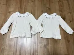 petit main 襟付き長袖　双子用