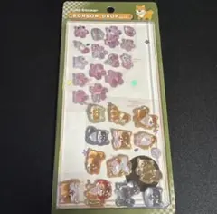 正規品 ボンボンドロップシール 和柄 桜 柴犬