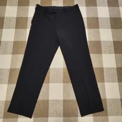 UNIQLO◆感動パンツウールライク◆ブラック◆W82×L68.5 ユニクロ