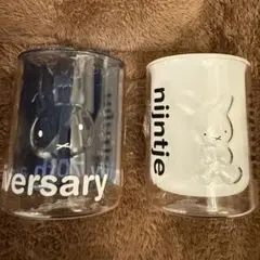 studio CLIP ミッフィー 70周年 ダブルウォールグラス2個セット