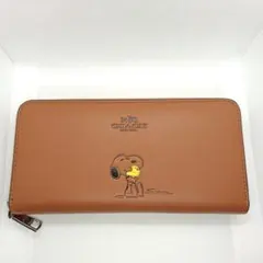 [未使用品] COACH/コーチ スヌーピー 長財布 F53773 brown 未使用品] COACH/コーチ スヌーピー 長財布 F53773 brown - メルカリ