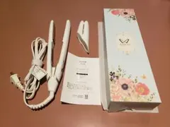 美品 KINUJOストレートヘアアイロン ホワイトDS200