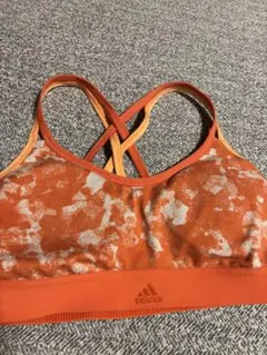 adidas スポーツブラ オレンジ カモ柄のサムネイル