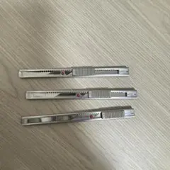 NT COTTER PRO A/シルバー カッターナイフ 3本セット