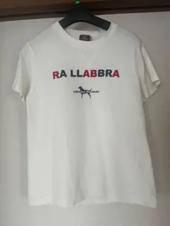 ラブラドールレトリバー　ロゴ Tシャツ ホワイト　レディースMのサムネイル