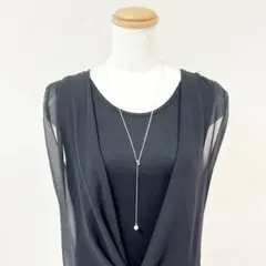 Y字ネックレス/パールネックレス/1粒パール/ニッケルフリー/プレゼント付き