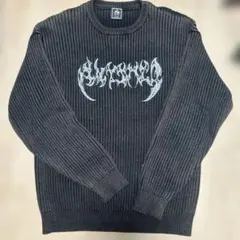 antimid ニット Mサイズ ANTIMID CROSS DENIM