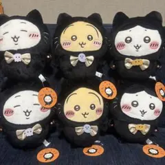 ちいかわ 黒猫のぬいぐるみ 全3種×2セット