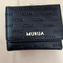 MURUA 三つ折り財布 ブラックのサムネイル